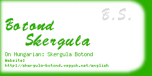 botond skergula business card